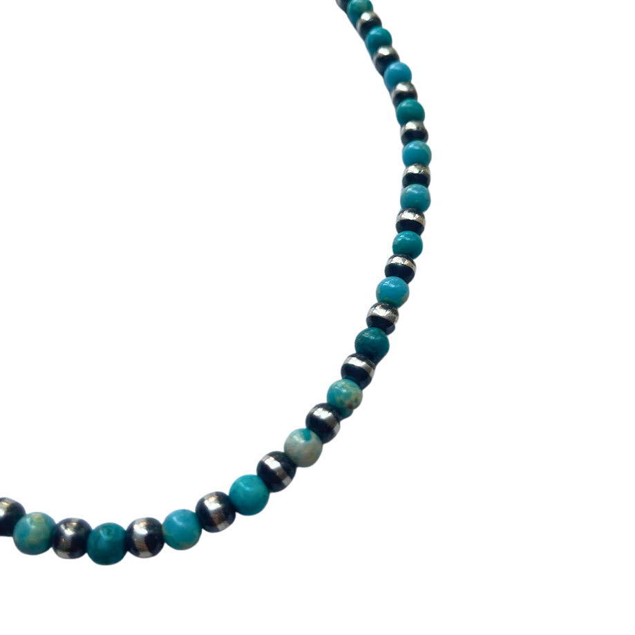 Turquoise and Sterling Silver Necklace