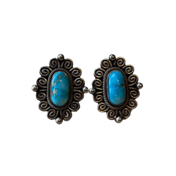 Sterling Silver Ingot Earrings