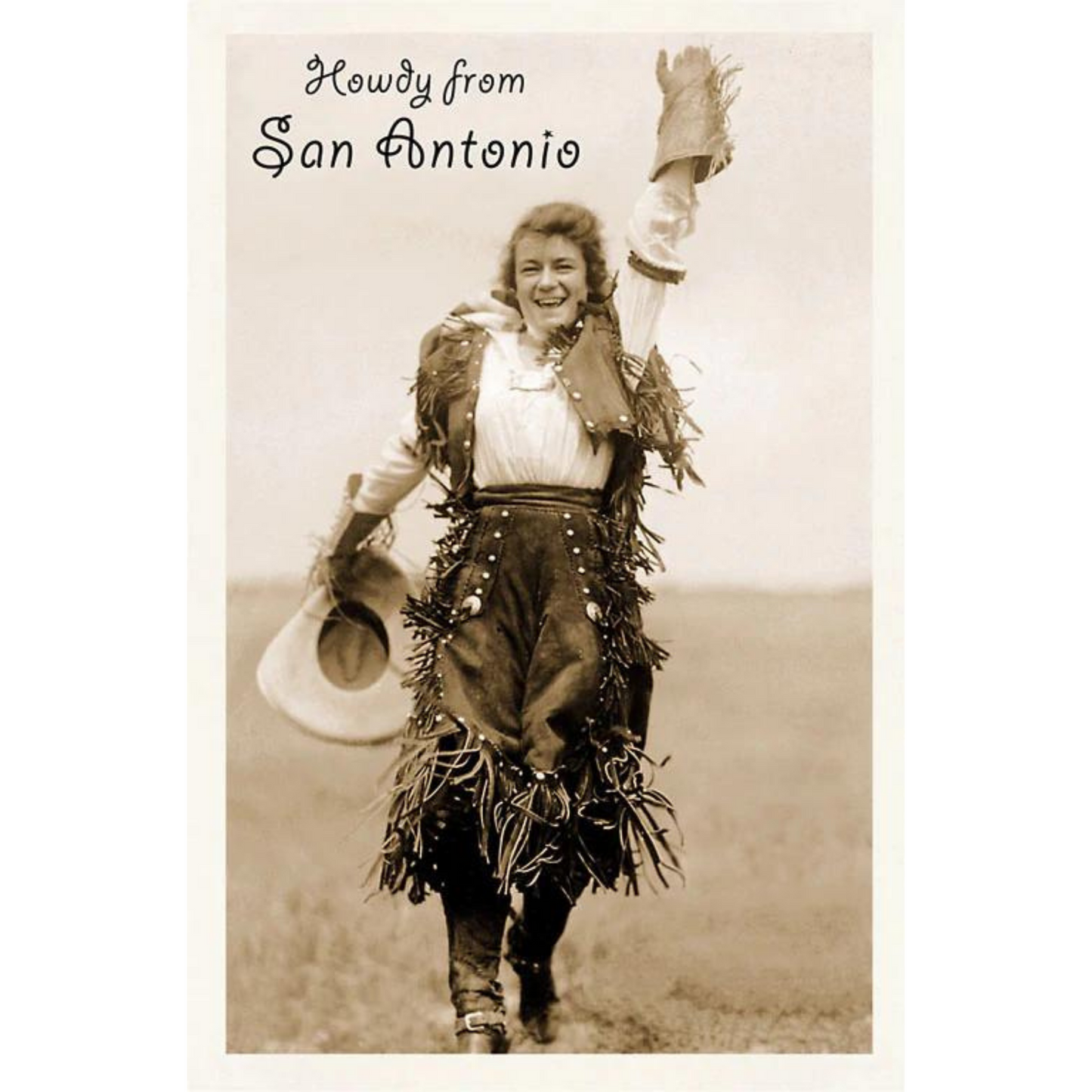 "Howdy from San Antonio" Magnet