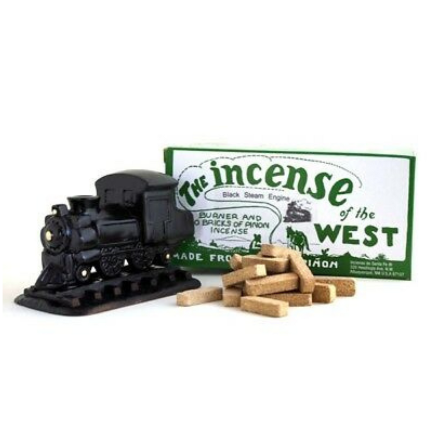 Train Incense Burner with Pinon Incense