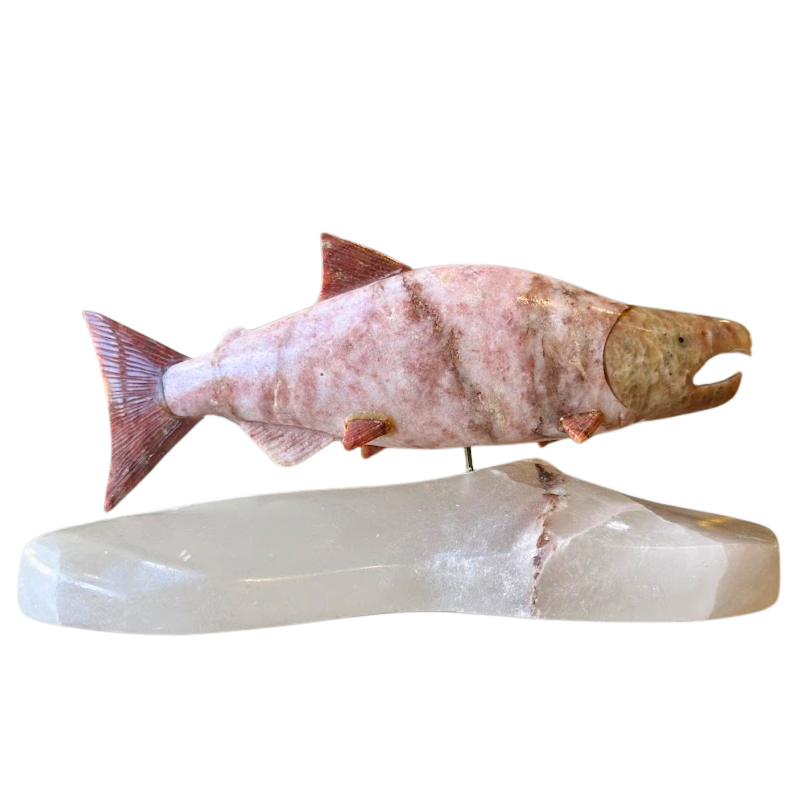 Alabaster Fish Statue