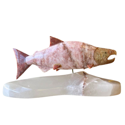 Alabaster Fish Statue