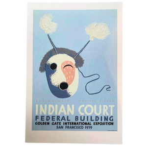 Indian Court: Eskimo Mask Notecard