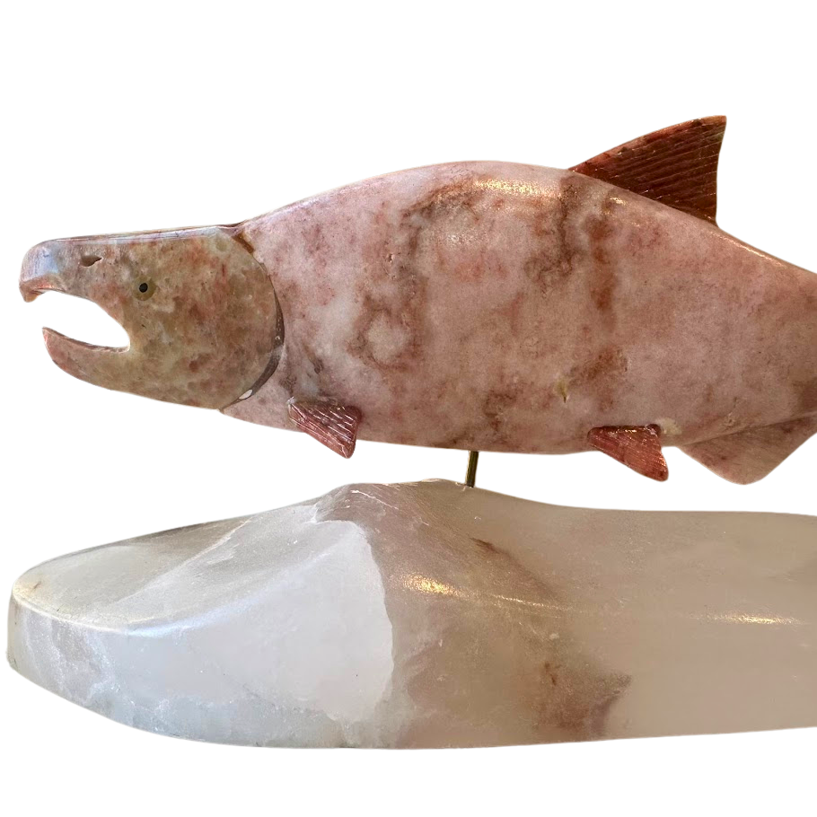 Alabaster Fish Statue