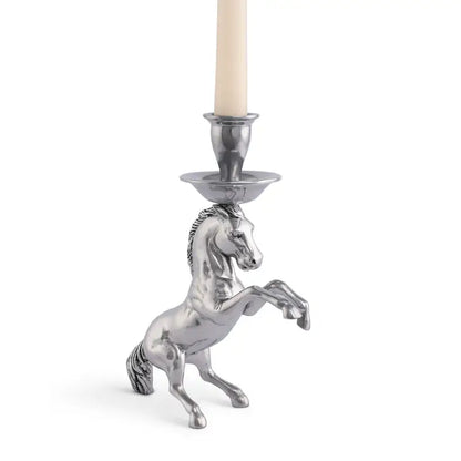 Rearing Horse Candlestick