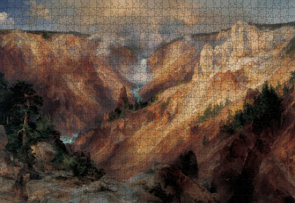 Thomas Moran: The Grand Canyon of the Yellowstone Jigsaw Puzzle