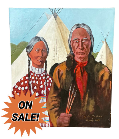 Indian Gothic by Brent Learned, Original Artwork, 26 x 22