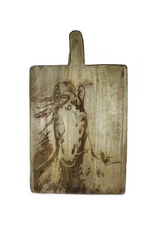 Large Horse Cutting Board