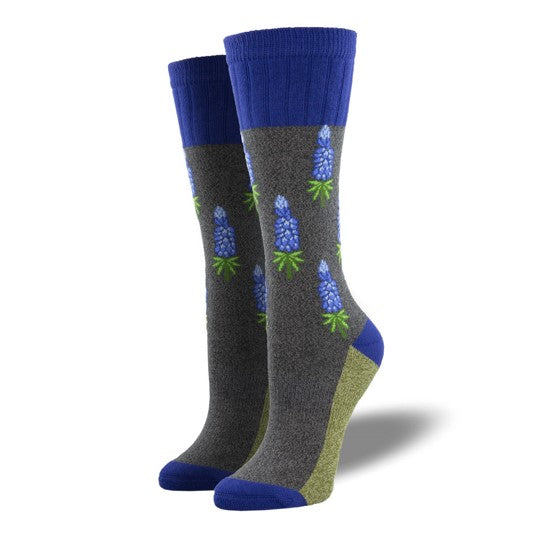 
            
                Load image into Gallery viewer, Women&amp;#39;s Blue Bonnets Socks
            
        