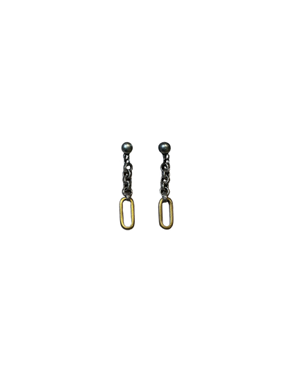 V2 Chain Mixed Earring