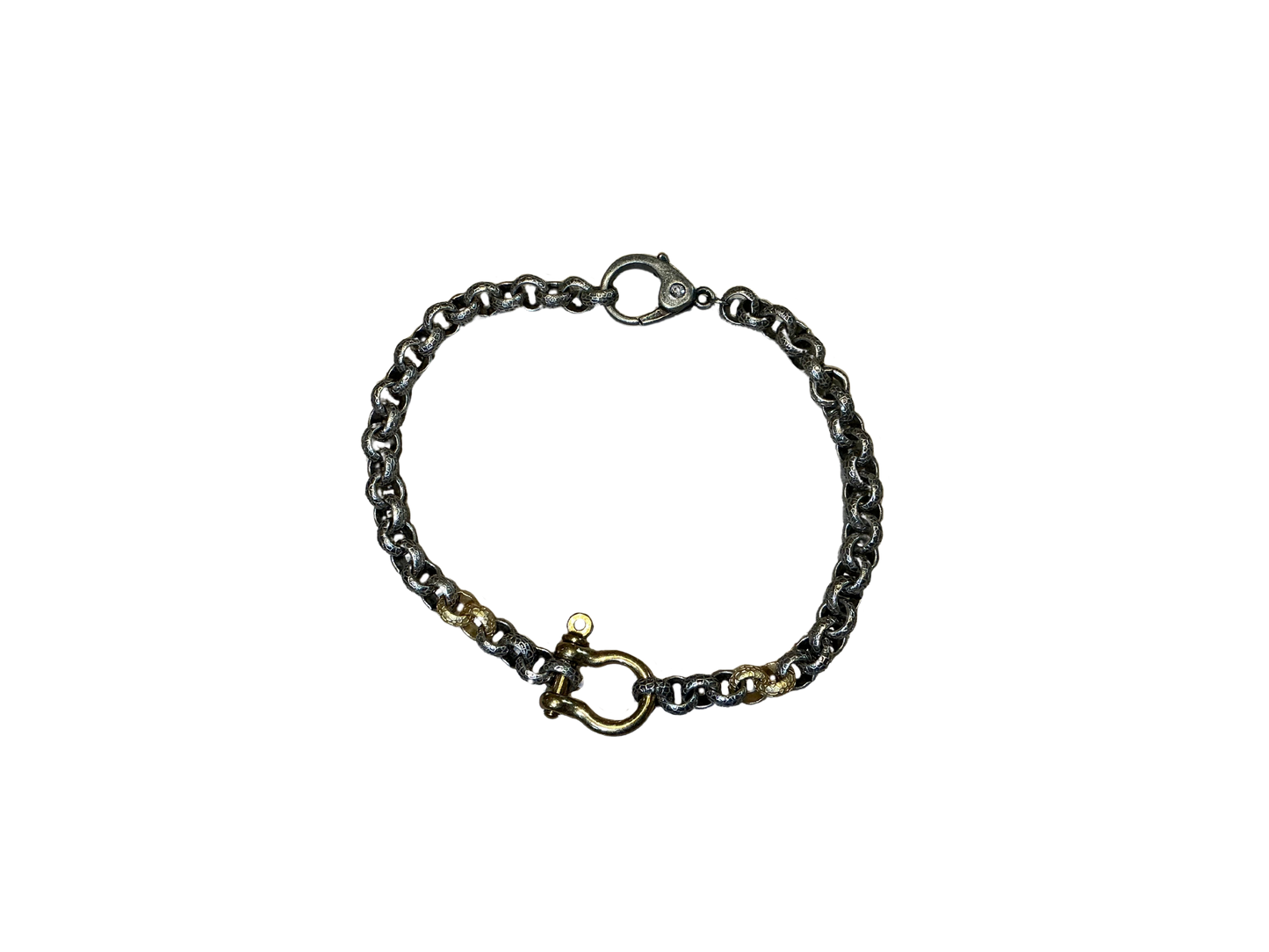 V2 Mixed Shackle Necklace