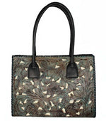 Tooled Turquoise Handbag