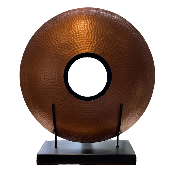 Extra Large Copper Disc Vase