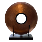 Extra Large Copper Disc Vase