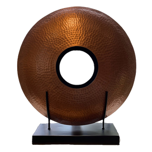 
            
                Load image into Gallery viewer, Extra Large Copper Disc Vase
            
        