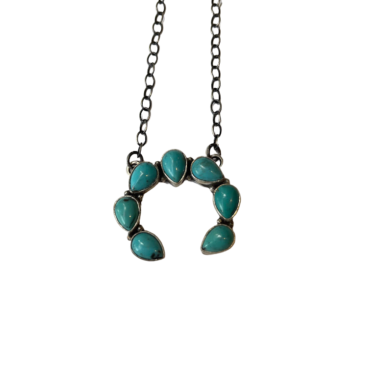 
            
                Load image into Gallery viewer, Turquoise Naja Pendant Necklace
            
        