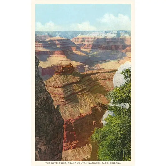 Battleship, Grand Canyon National Park Vintage Magnet