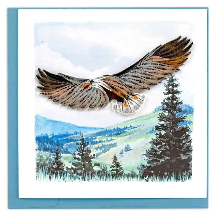 Soaring Eagle Greeting Card