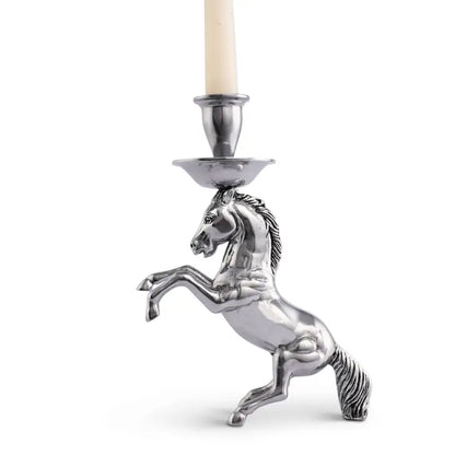 Rearing Horse Candlestick