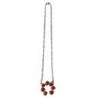 Coral Naja Pendant Necklace