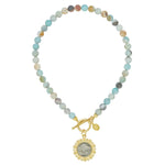 Amazonite Buffalo Necklace