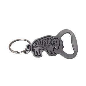 
            
                Load image into Gallery viewer, Briscoe Bison Bottle Opener Key Chain
            
        