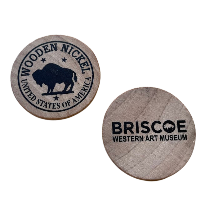 Briscoe Wooden Nickel