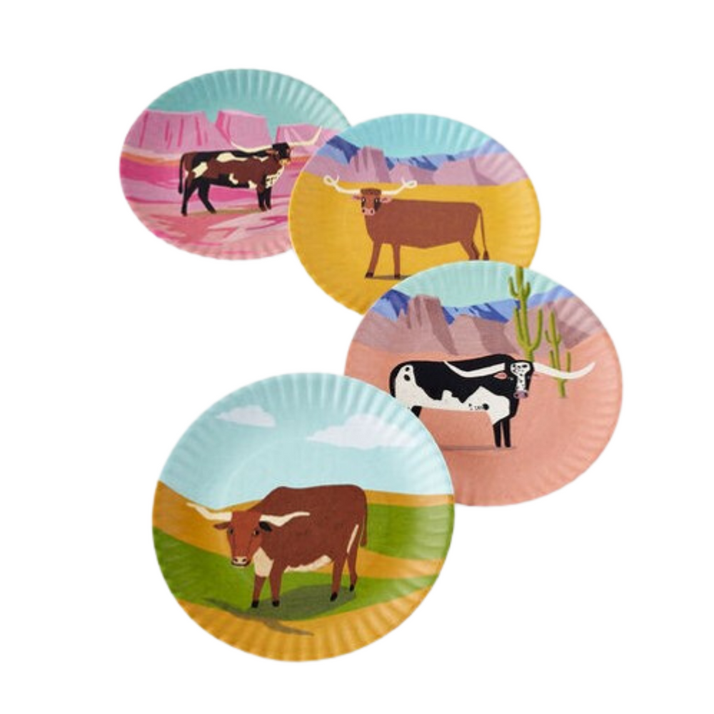 Longhorn Melamine "Paper" Plates