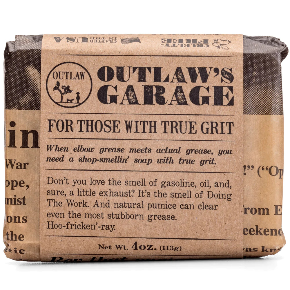 
            
                Load image into Gallery viewer, Outlaw&amp;#39;s Garage Handmade Pumice Soap
            
        
