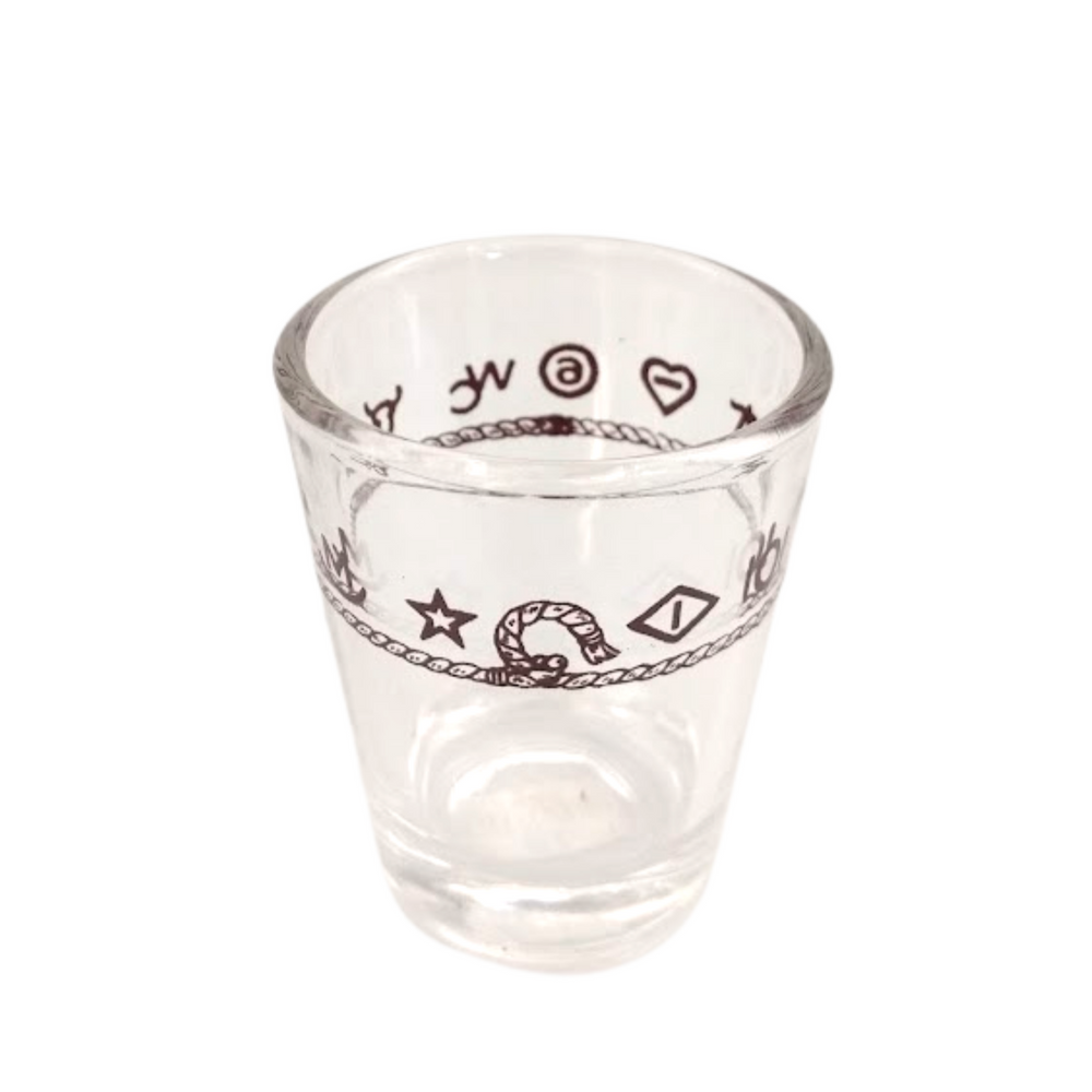 
            
                Load image into Gallery viewer, Ranch Branded Shot Glasses
            
        