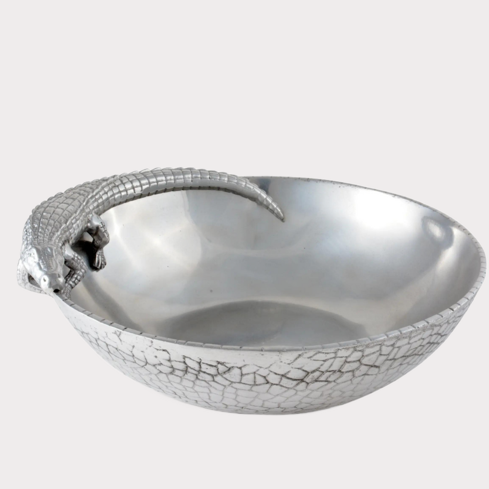 
            
                Load image into Gallery viewer, Aligator Figural Bowl
            
        