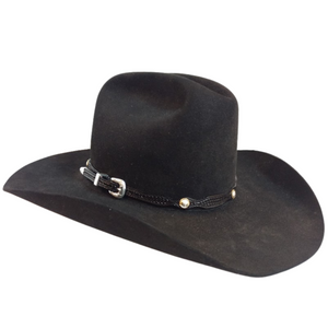 
            
                Load image into Gallery viewer, Ladies Black Leather Hat Band
            
        