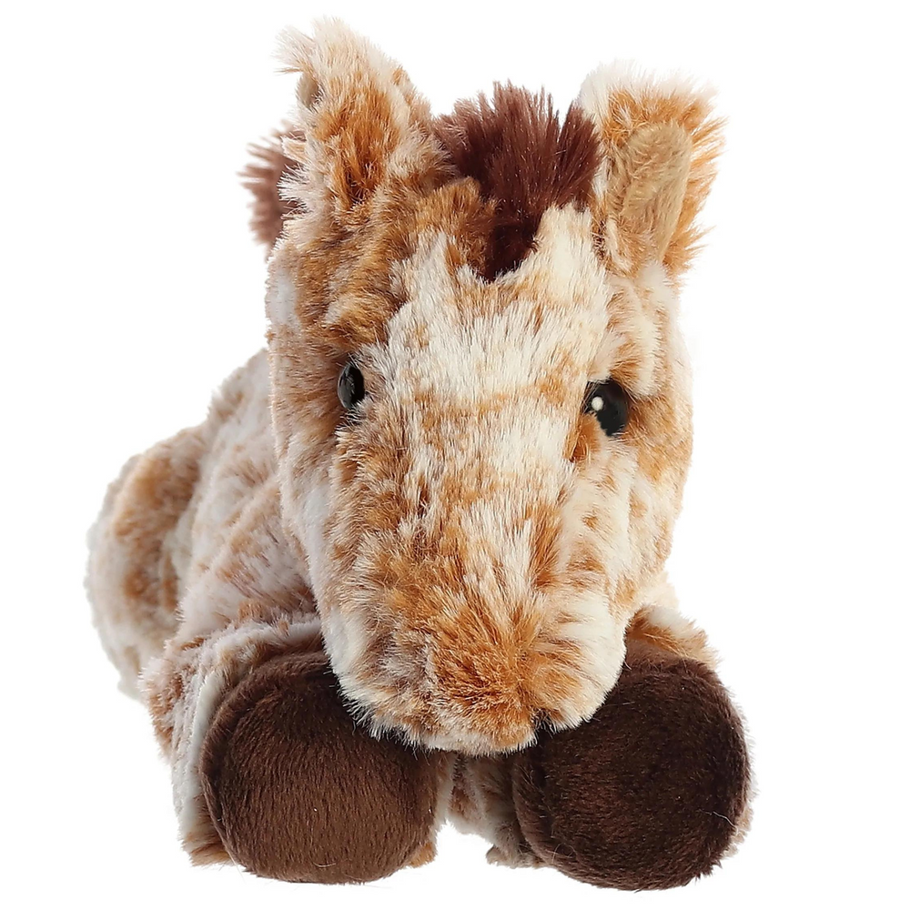 8" Mocha Horse Plush