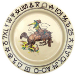 Branded Rodeo Dinner Plate