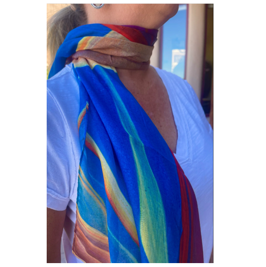 William Haskell Oblong Cloudscape Scarf