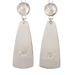 Ricolite and Sterling Silver Earrings by Tim Blueflint