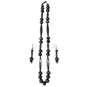 23" Long Melon Necklace & Earring Set