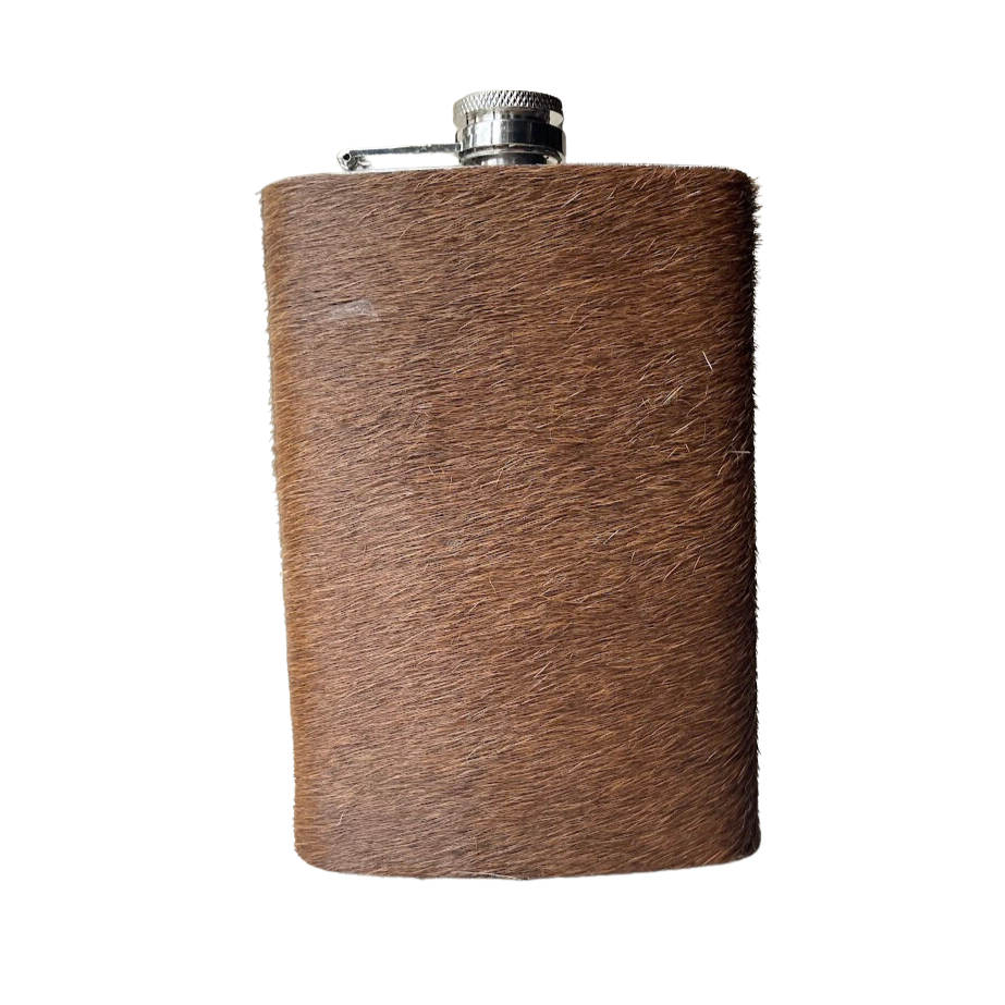 10 oz Cowhide Flask